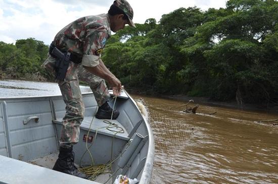 Polícia Militar Ambiental intensificou fiscalização nesse período de Piracema (Foto: Divulgação)