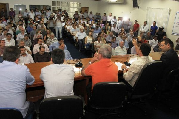 Reunião ocorreu hoje na Assomasul (Foto: Chico Ribeiro)